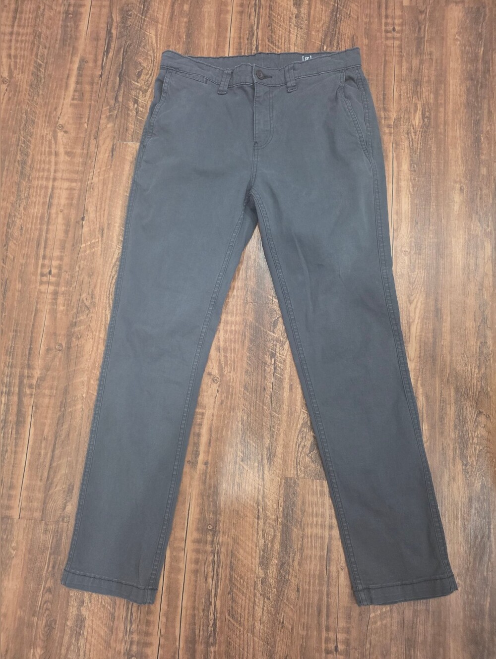 George Men's Charcoal Gray Chinos